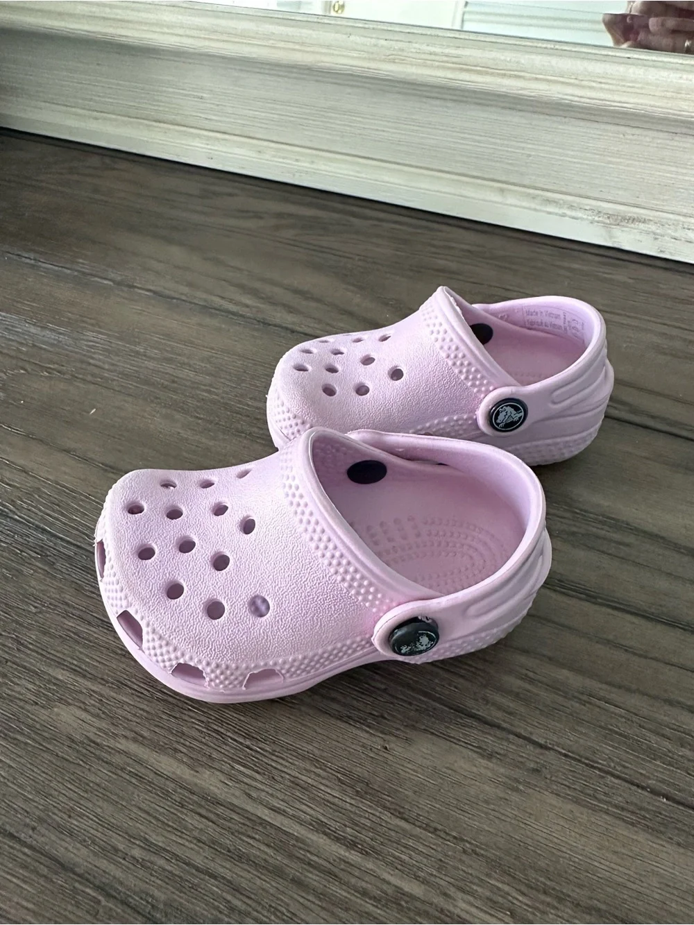 CROCS Kids Light Pink Classic Clog